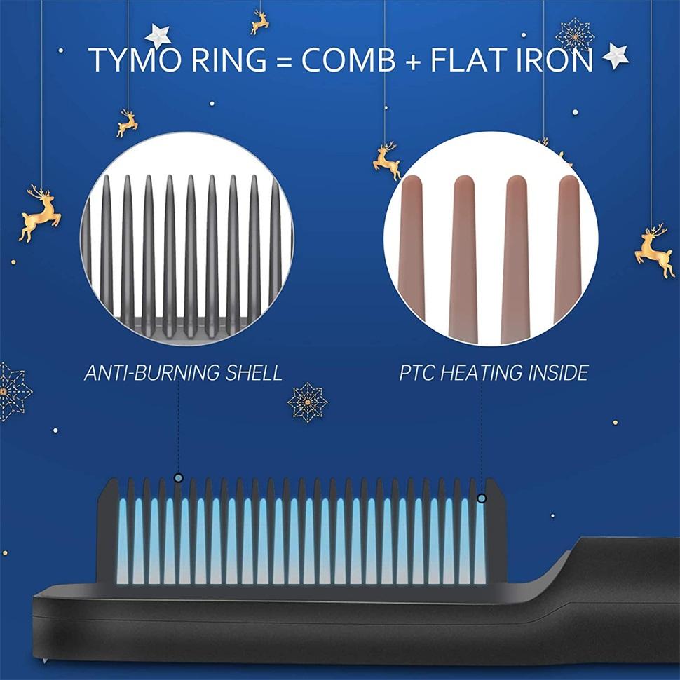 Mini Hair Straightener Brush/ Hot Comb Styling Tool